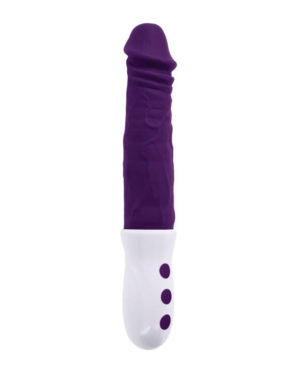 Evolved Plum Thrust Realistic Shaft Vibrator - Purple - Image 2