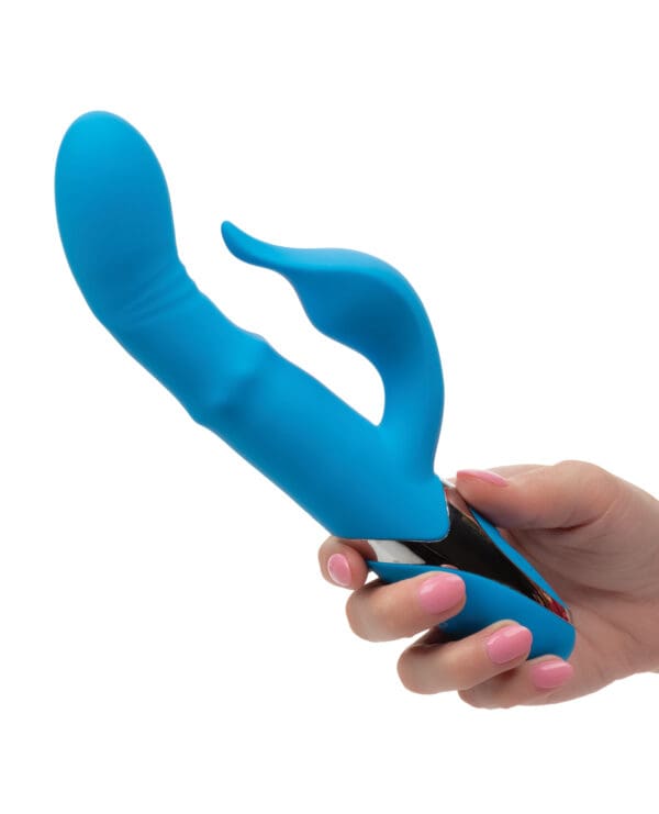 Enchanted Beaded Power "G" Vibrator - Blue - Image 4