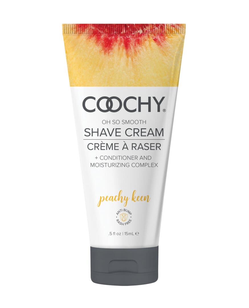 COOCHY Shave Cream - 0.5 oz Peachy Keen