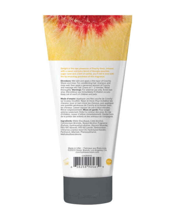 COOCHY Shave Cream - 0.5 oz Peachy Keen - Image 2