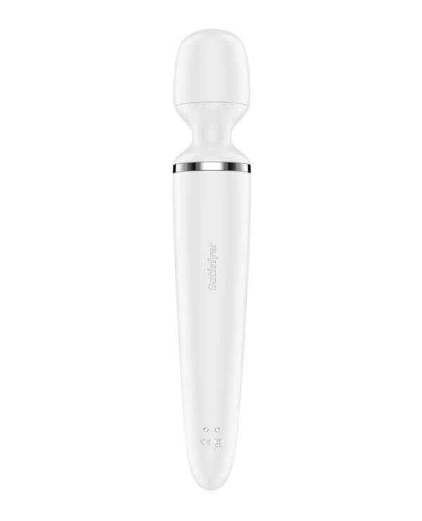 Satisfyer Wand-er Woman - White/Chrome - Image 3