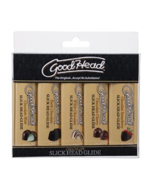 GoodHead Chocolate Slick Head Glide - Asst. Flavors Pack of 5