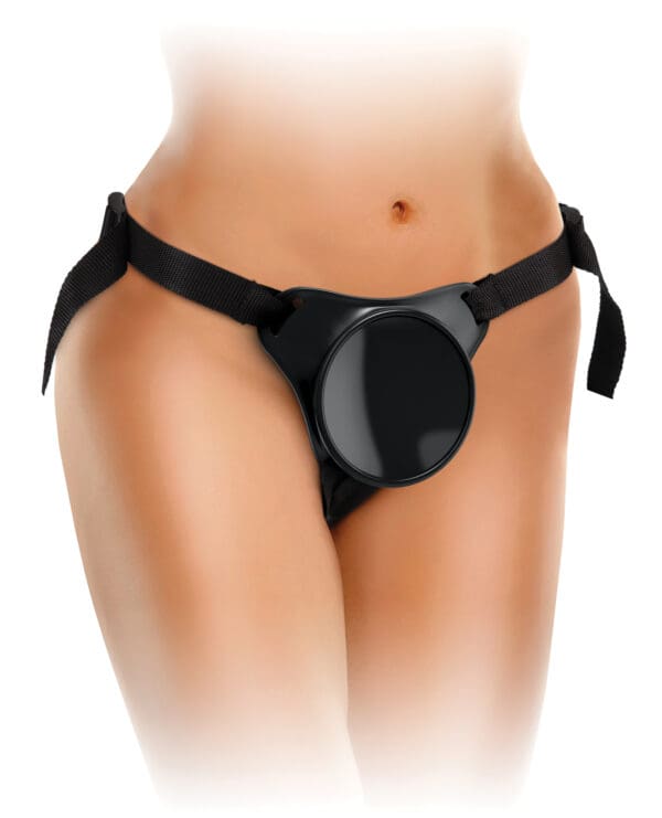 King Cock Elite Beginner's Body Dock Strap On Harness - Black - Image 2