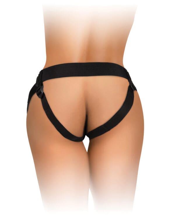 King Cock Elite Beginner's Body Dock Strap On Harness - Black - Image 3