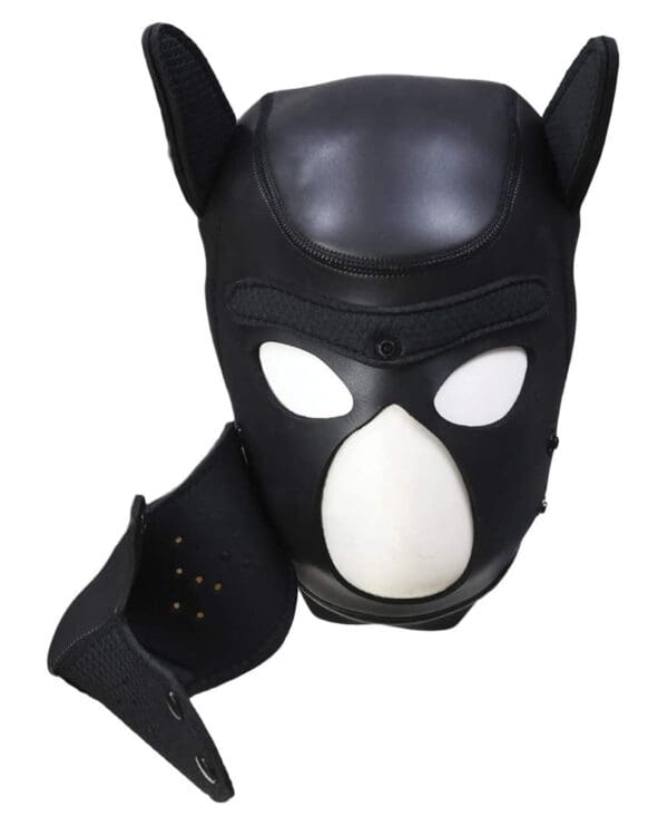 Shots Ouch Puppy Play Puppy Hood - Black - Image 4