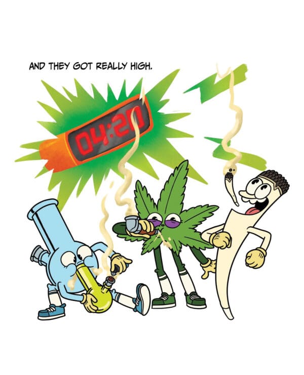 Wood Rocket The Dopest Place in the Whole Weed World Adult Storybook - Image 2