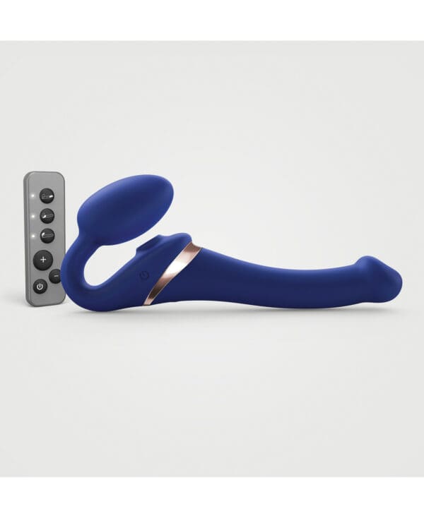 Strap on Me Multi Orgasm Bendable Strapless Strap on Small - Night Blue - Image 2