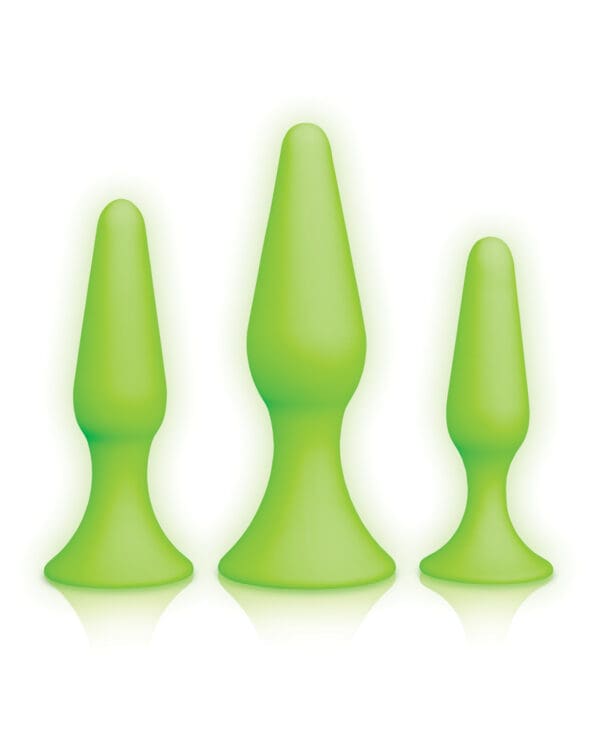 Shots Ouch Butt Plug Set - Glow in the Dark - Image 3