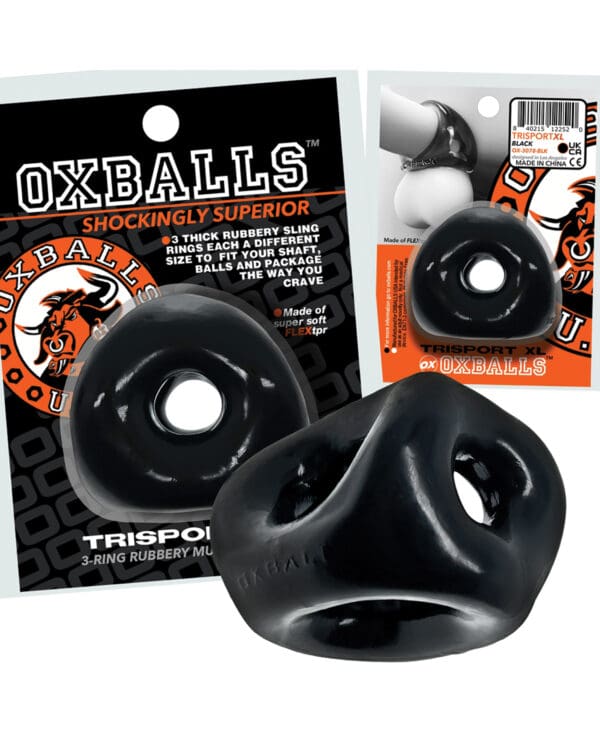 Oxballs Tri Sport XL 3 Ring Sling - Black - Image 5