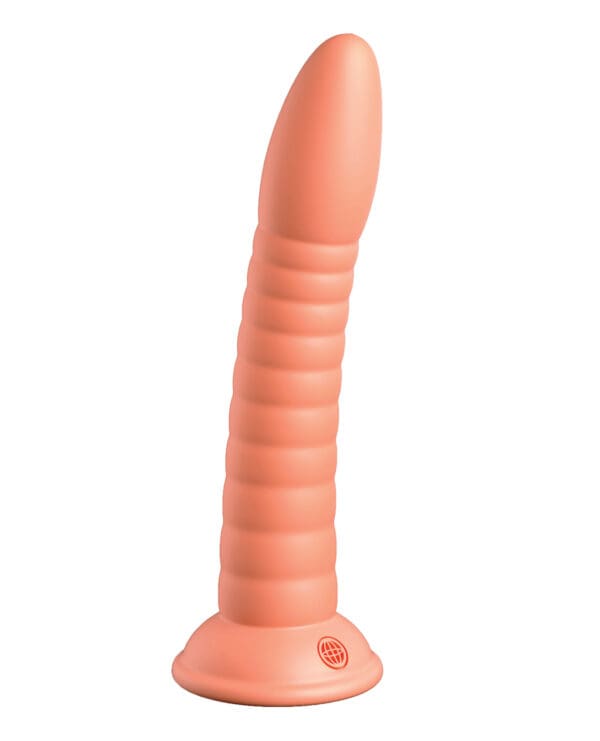 Dillio Platinum 7" Wild Thing Silicone Dildo - Peach - Image 2
