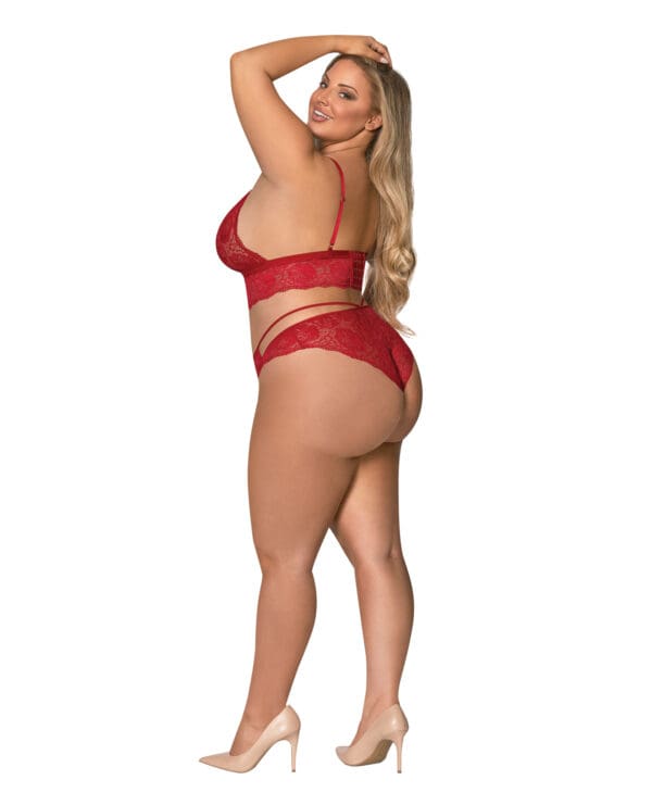 Sugar & Spice Bra & Panty Red QN - Image 2