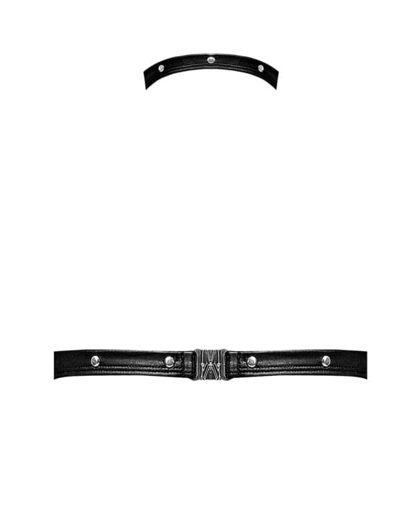 Lust Seducer Strappy Cupless & Crotchless G-String Teddy Black S/M - Image 5