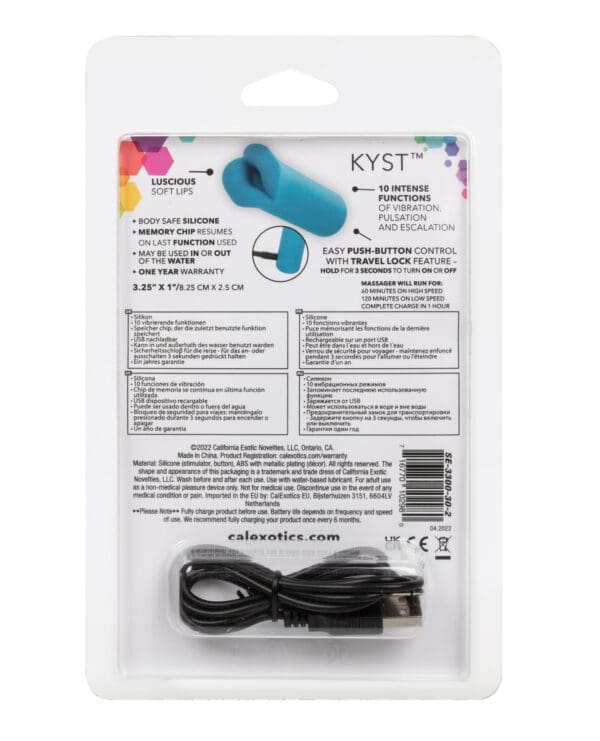 Kyst Lips Petite Massager - Blue - Image 2