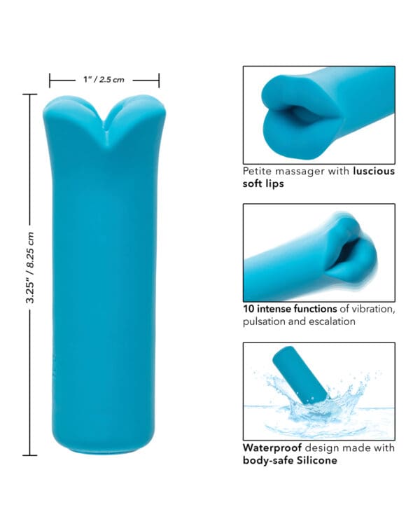 Kyst Lips Petite Massager - Blue - Image 5