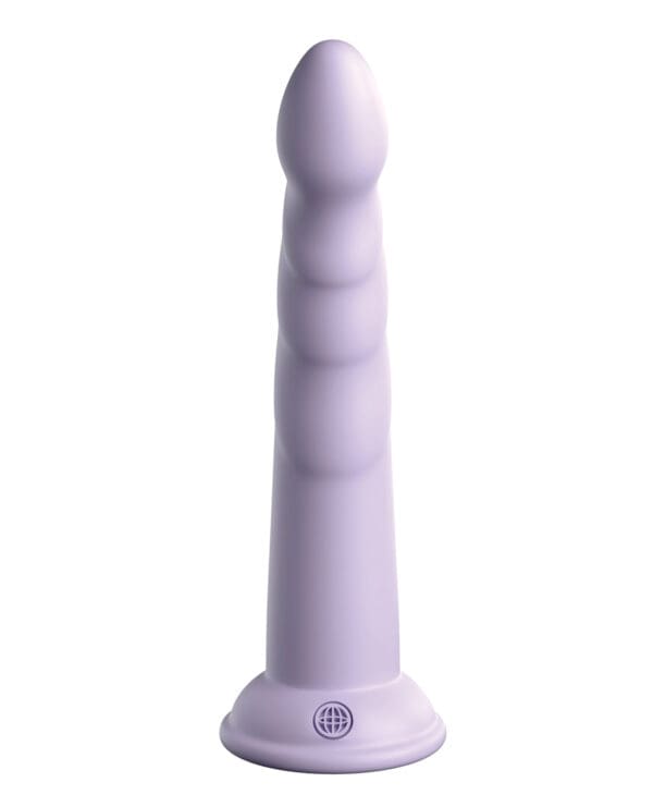 Dillio Platinum 7" Slim Seven Silicone Dildo - Purple - Image 4