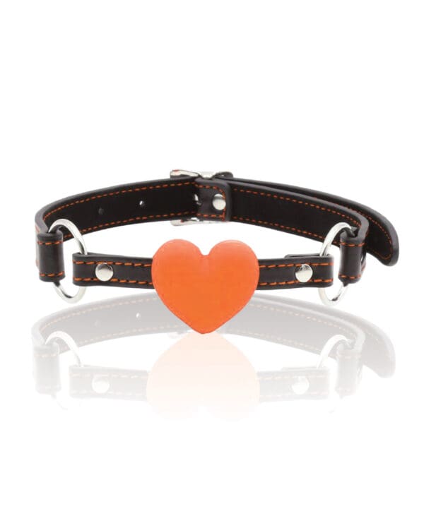The 9's Orange is the New Black Silicone Heart Gag - Image 2