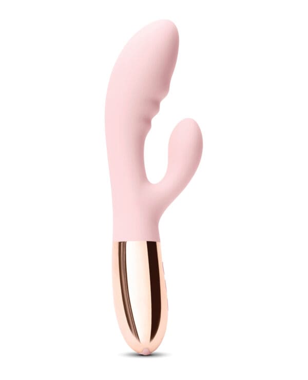 Le Wand BLEND Double Motor Rabbit Rechargeable Vibrator - Rose Gold - Image 4