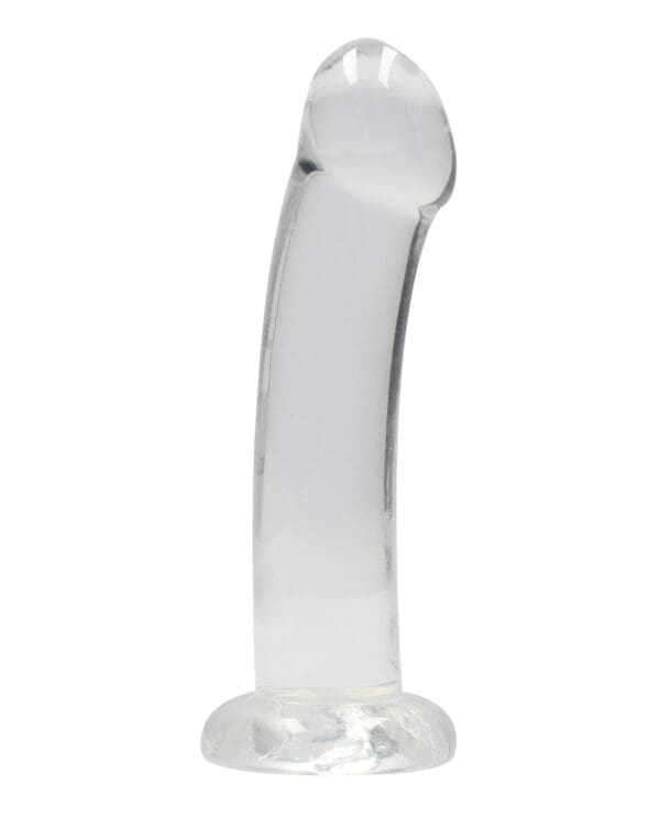 Shots RealRock Crystal Clear 7" Dildo  - Transparent - Image 2