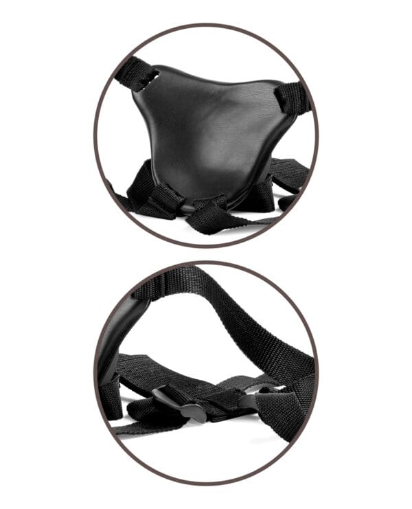 King Cock Elite Comfy Body Dock Strap On Harness - Black - Image 4
