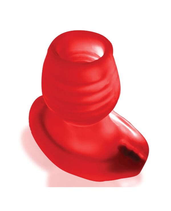 Oxballs Glowhole 1 Hollow Buttplug w/LED Insert Small - Red Morph - Image 2