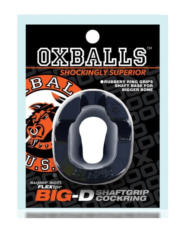 Oxballs BIG D Cockring - Black - Image 5
