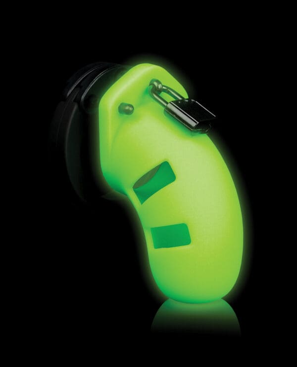 Shots Ouch 3.5" Model 20 Cock Cage - Glow in the Dark - Image 3