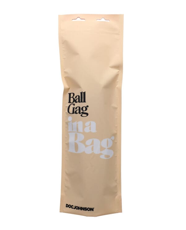 In A Bag Ball Gag - Black - Image 3