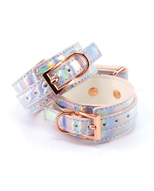 Cosmo Bondage Ankle Cuffs - Rainbow - Image 2