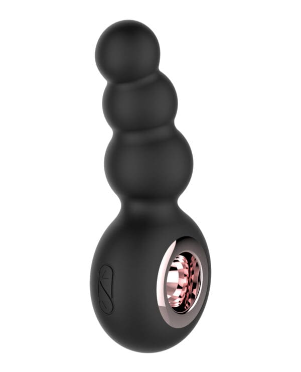 Gender Fluid Quiver Anal Ring Bead Vibe - Black - Image 5