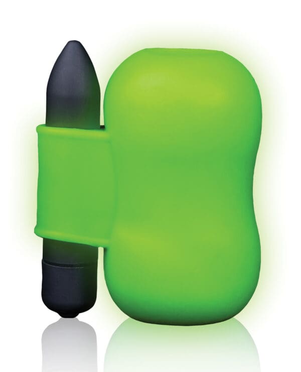 Shots Ouch Vibrating Masturbator - Glow in the Dark - Image 2
