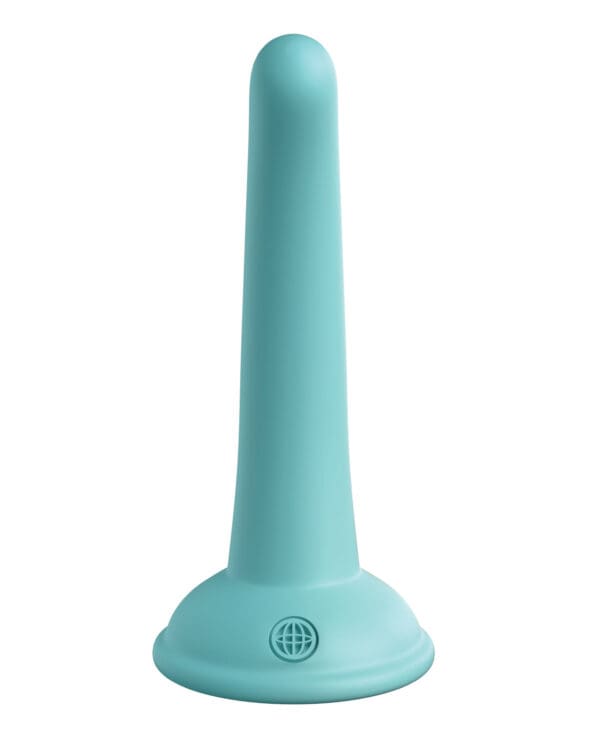 Dillio Platinum 5" Curious Five Silicone Dildo - Teal - Image 4