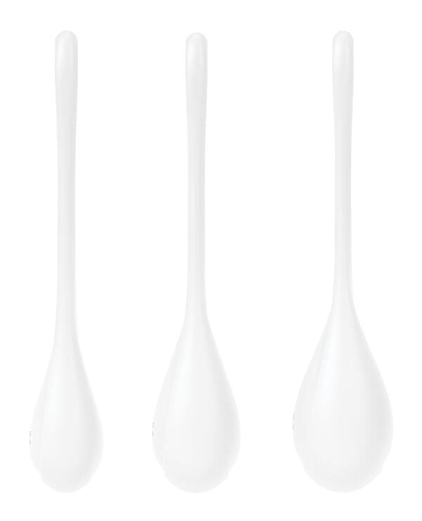 Satisfyer Yoni Power 1 Balls Training Set - White - Image 2