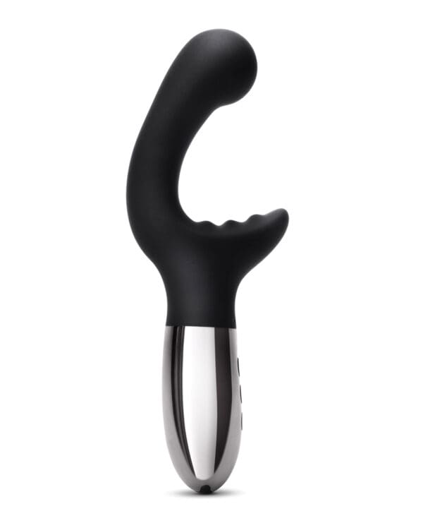 Le Wand XO Double Motor Wave Rechargeable Vibrator - Black - Image 4