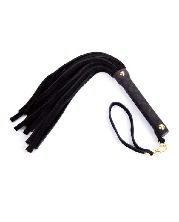 Plesur Mini Leather Flogger - Black - Image 2