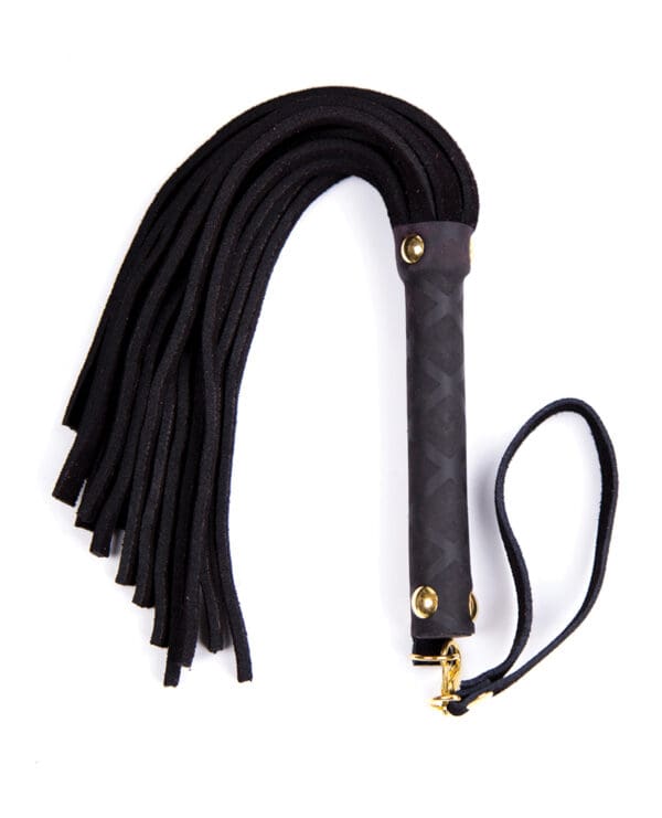 Plesur Mini Leather Flogger - Black - Image 3