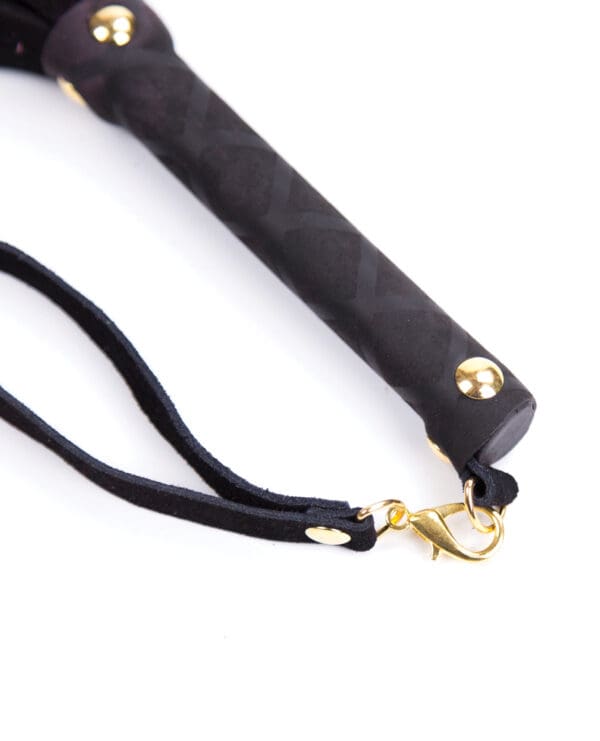 Plesur Mini Leather Flogger - Black - Image 5