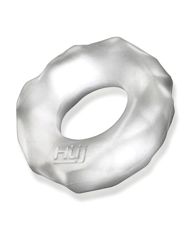 Hunky Junk Fractal Cockring - Clear Ice - Image 2