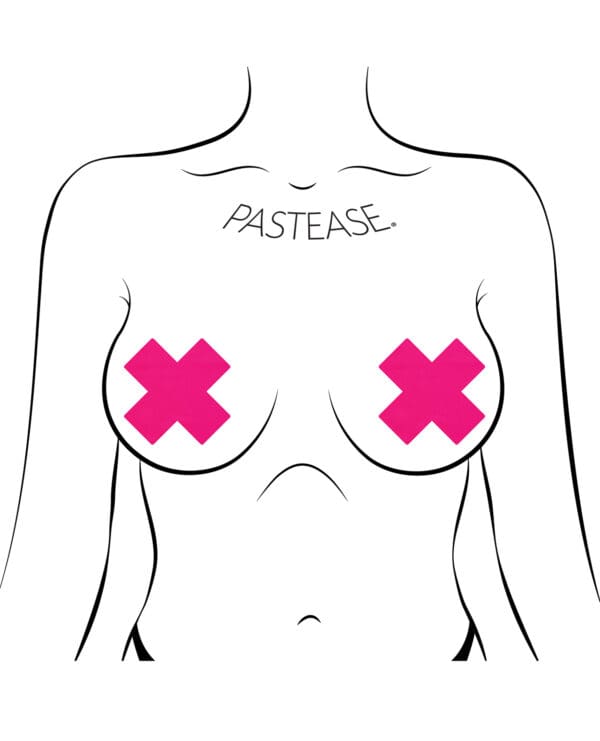 Pastease Basic Plus X Black Light Reactive - Neon Pink O/S - Image 3