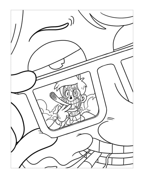 Wood Rocket Killer Buds Adult Coloring Book - Image 2