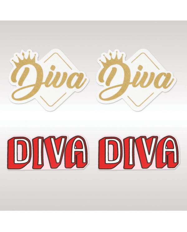 Peekaboos Diva Pasties - 2 Pairs - Image 2