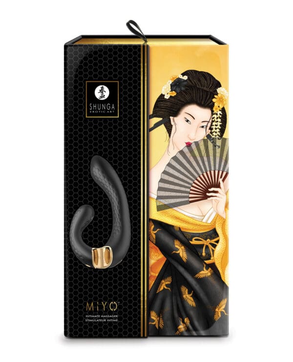 Shunga Miyo Intimate Massager - Black - Image 4