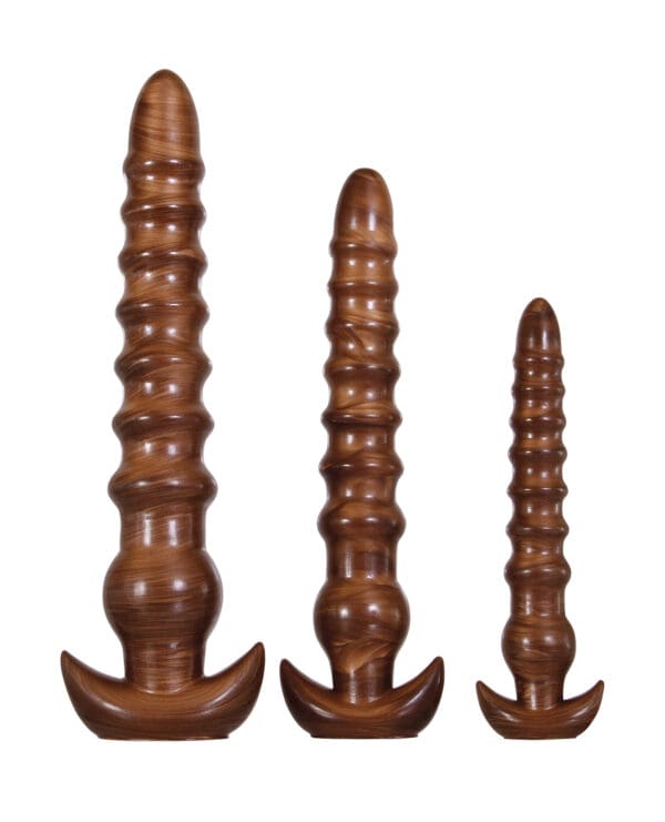 Evolved Twisted Love 3 pc Plug Set - Gold - Image 3