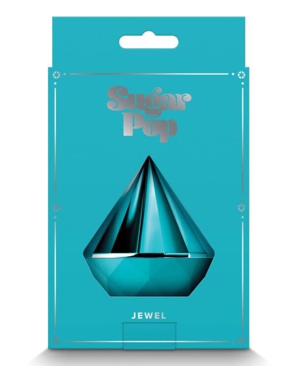 Sugar Pop Jewel Air Pulse Vibrator - Teal - Image 2