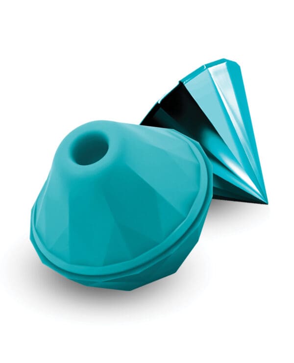 Sugar Pop Jewel Air Pulse Vibrator - Teal - Image 3