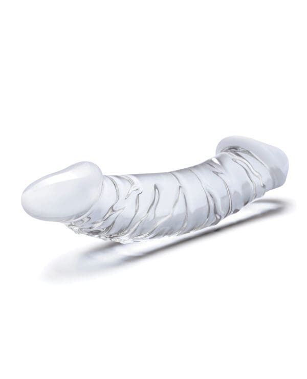 Glas 10.5" Realistic Girthy Glass Double Dong - Clear - Image 3