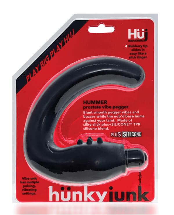 Hunky Junk Hummer Vibe Prostate Pegger - Tar - Image 4