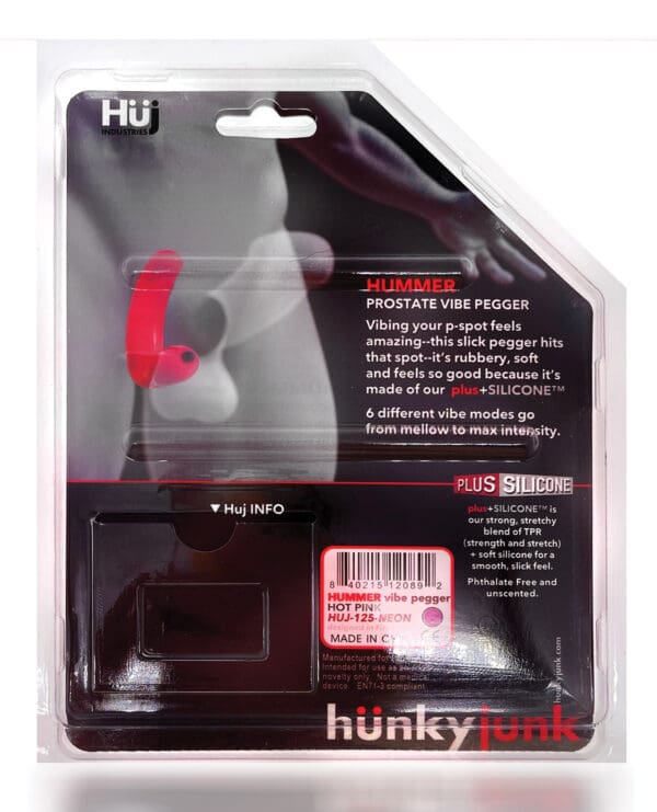 Hunky Junk Hummer Vibe Prostate Pegger - Tar - Image 5