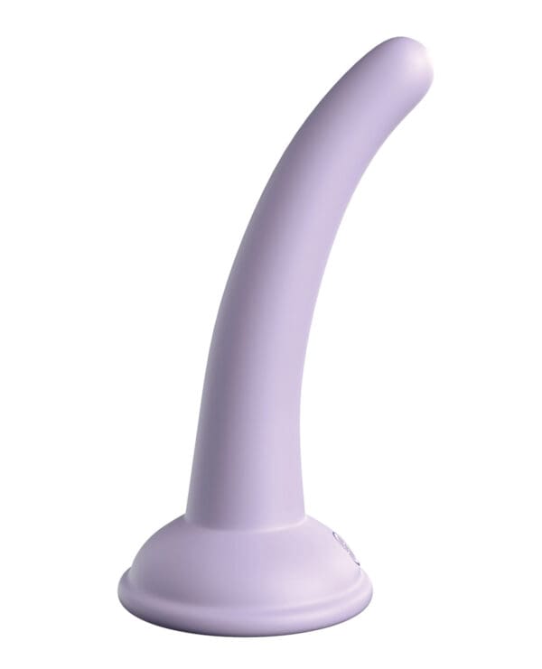 Dillio Platinum 5" Curious Five Silicone Dildo - Purple - Image 3