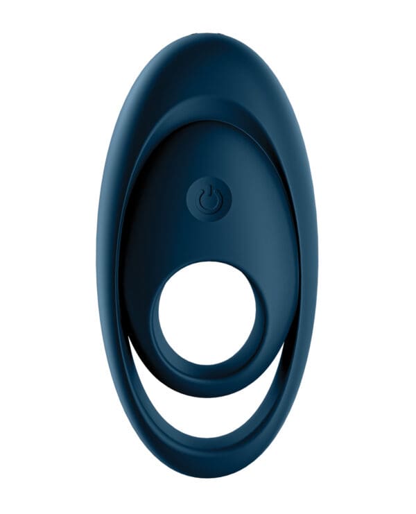 Satisfyer Glorious Duo Ring Vibrator - Dark Blue - Image 2