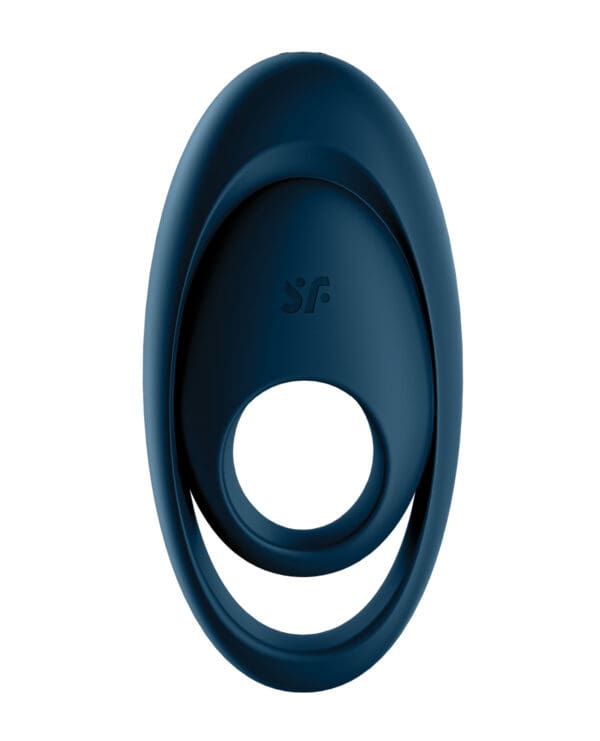 Satisfyer Glorious Duo Ring Vibrator - Dark Blue - Image 4